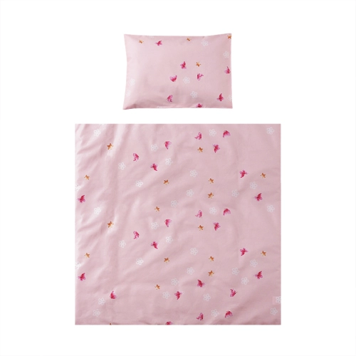 Бебешки розов спален комплект 6 части Eva Пеперуди | PAT26868