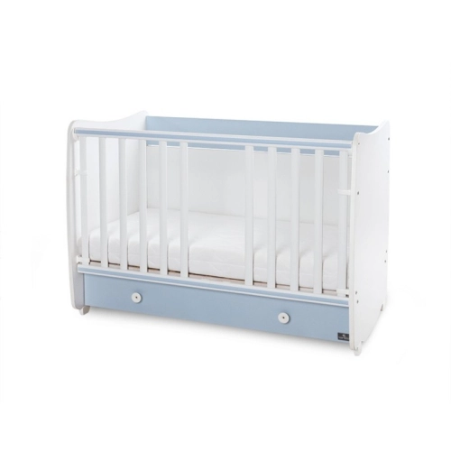 Детско дървено легло Dream New Цвят Бяло/Baby Blue | PAT26980
