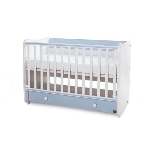 Детско дървено легло Dream New Цвят Бяло/Baby Blue | PAT26980