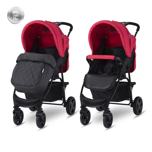 Детска лятна количка с покривало Olivia Basic Mars Red | PAT27029