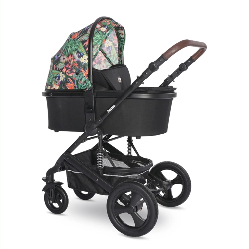 Бебешка комбинирана количка 2в1 Boston Tropical Flowers | PAT27035