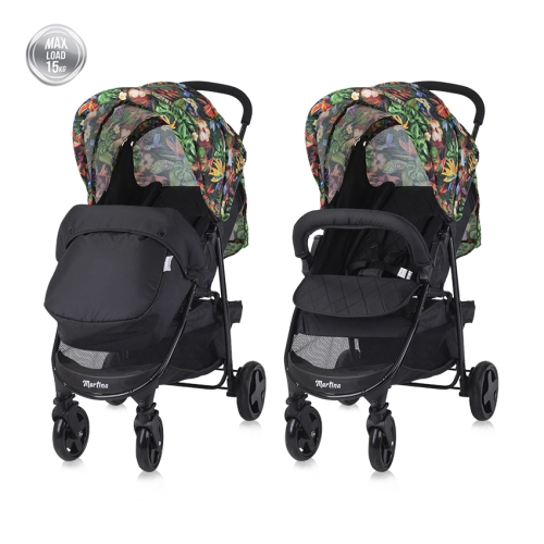 Детска лятна количка с покривало Martina Tropical Flowers | PAT27047