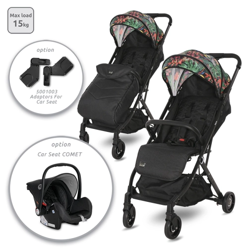 Детска лятна количка с покривало Myla Tropical Flowers  - 1
