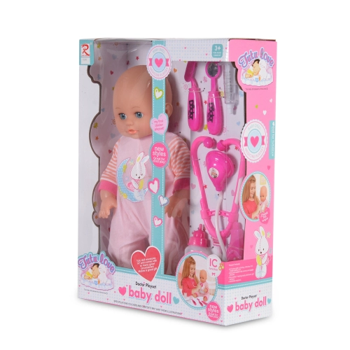 Детска кукла с докторски комплект 36cm | PAT27781