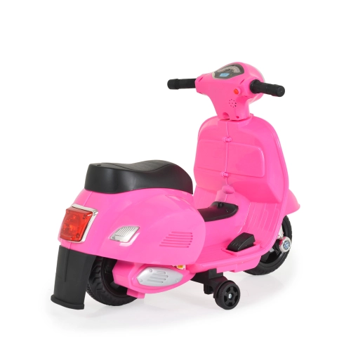 Детски розов акумулаторен мотор Vespa GTS Super Sport  - 3
