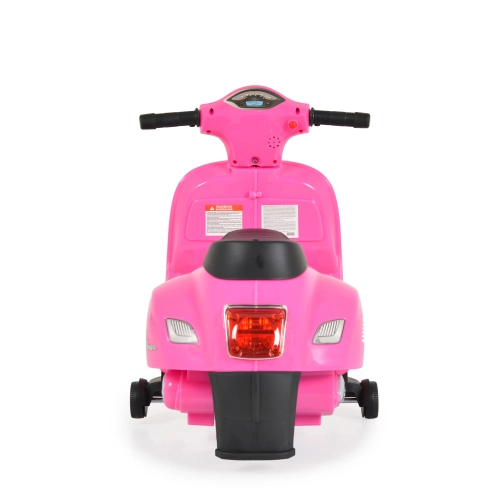 Детски розов акумулаторен мотор Vespa GTS Super Sport  - 4