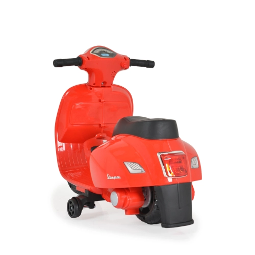Детски червен акумулаторен мотор Vespa GTS Super Sport  - 5
