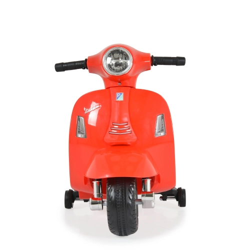 Детски червен акумулаторен мотор Vespa GTS Super Sport  - 8