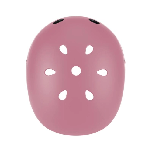 Детска пастелно розова каска за колело и тротинетка  - 4