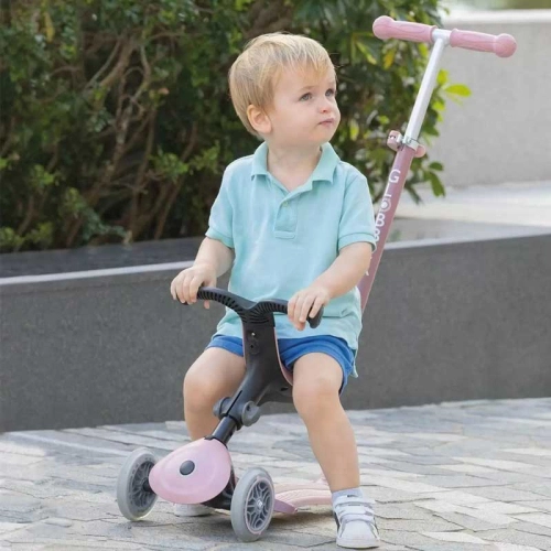 Детска тротинетка с родителски контрол три колела  - 9