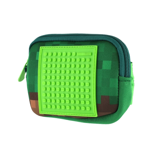 Детско зелено портмоне с 1 отделение Minecraft Pixie Crew | PAT27949