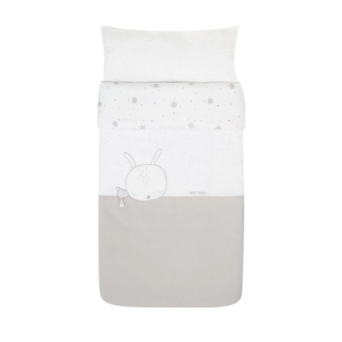 Комплект сиви чаршафи за бебешко легло Sleepy Grey 60х120см  | PAT27992