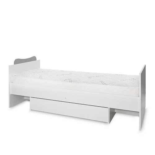 Бебешко дървено легло Multi 190/82 Цвят Бяло/Stone Grey | PAT28011