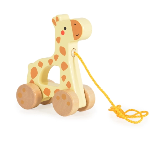 Детска дървена играчка за дърпане Жирафче | PAT28055