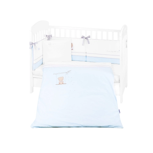 Бебешки спален комплект с бродерия 6 части Dream Big Blue | PAT28190