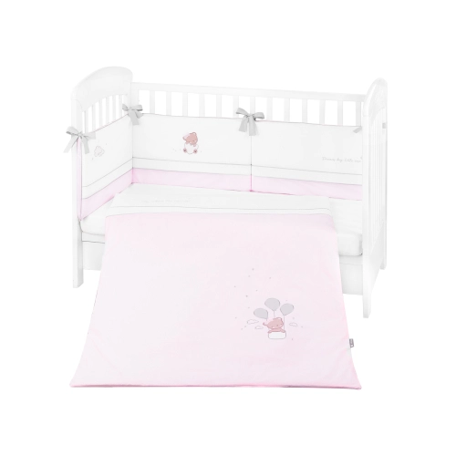 Бебешки спален комплект с бродерия EU style Dream Big Pink | PAT28209