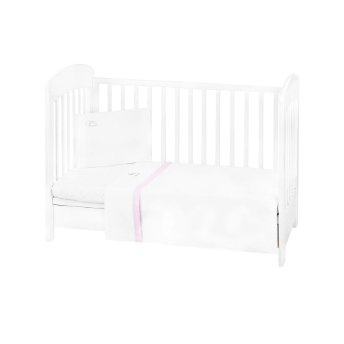 Бебешки спален комплект с бродерия 3 части EU Style 70/140 Dream Big Pink | PAT28213
