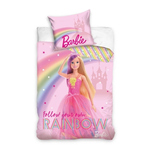 Детски спален комплект Barbie Pinк 70x85 | PAT28217