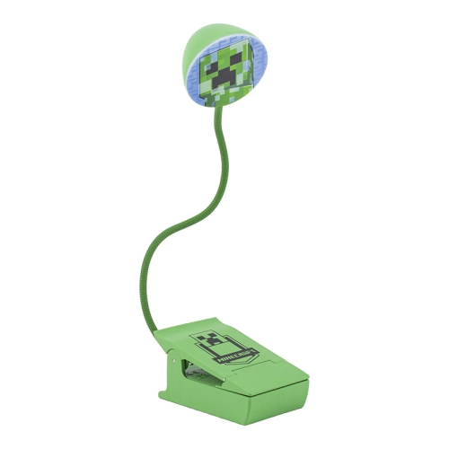 Детска зелена настолна лампа за четене Minecraft Creeper  - 4