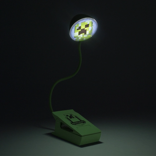 Детска зелена настолна лампа за четене Minecraft Creeper  - 5