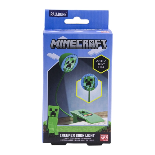 Детска зелена настолна лампа за четене Minecraft Creeper | PAT28299