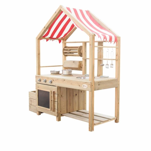 Детска дървена кухня за игра навън | PAT28308