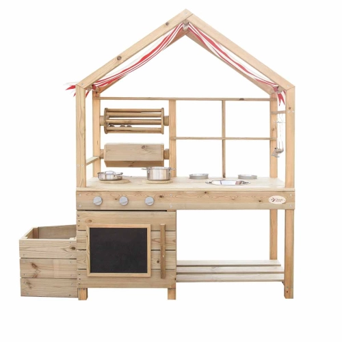 Детска дървена кухня за игра навън | PAT28308