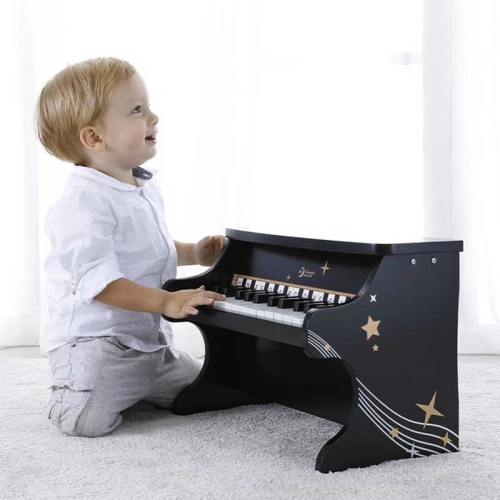 Класическо детско пиано Fantasy в черен цвят  - 5
