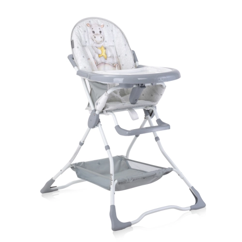 Детско сиво столче за хранене Bonbon Noble Grey Hippo | PAT28424