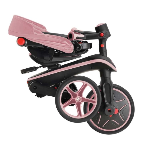 Детска триколка 4 в 1 Explorer Trike Foldable розов цвят  - 8