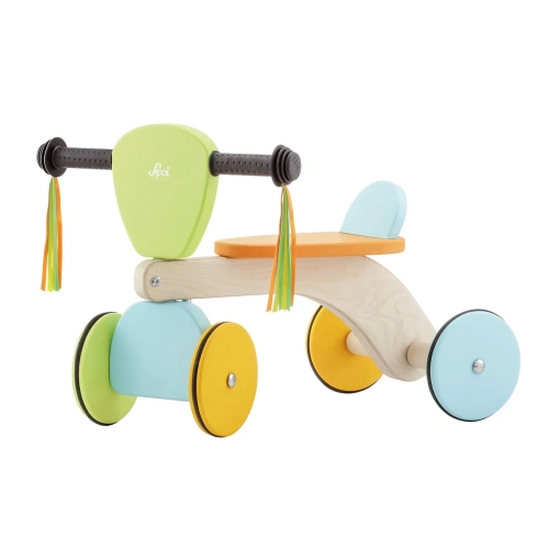 Детска дървена кола за каране и бутане | PAT28520