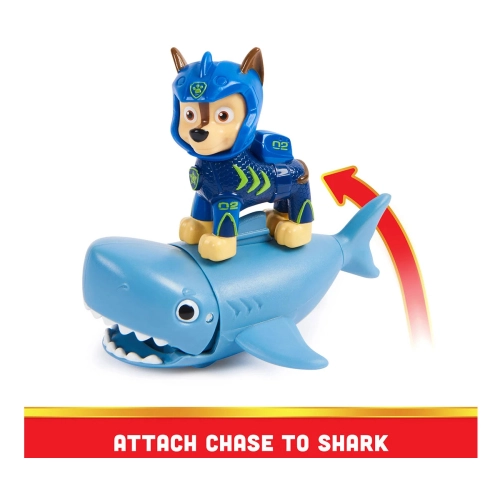 Детска играчка Aqua Pups: Чейс с акула Paw Patrol  - 3