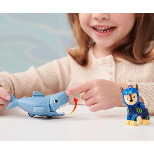 Детска играчка Aqua Pups: Чейс с акула Paw Patrol  - 6