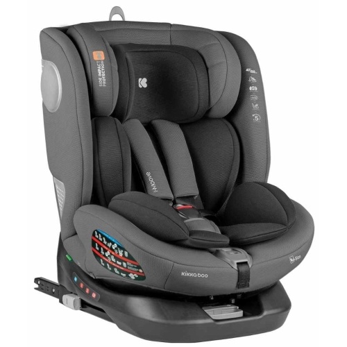 Детски стол за кола 40-150 см i-Moove i-SIZE Dark Grey | PAT28646