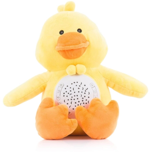 Детска плюшена играчка с проектор Жълто пате | PAT28796