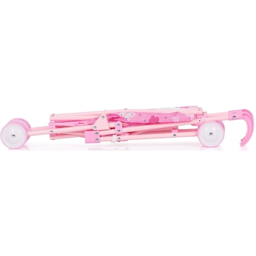 Детска розова лека и удобна количка за кукли Диди Пеперуди | PAT28829