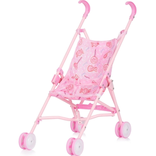 Детска светло розова удобна количка за кукли Диди близалки | PAT28831