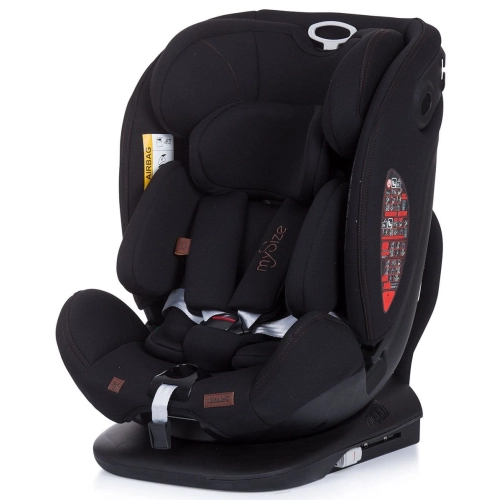 Детско черно столче за кола My Size 360 I-size 0-36 kg | PAT28843
