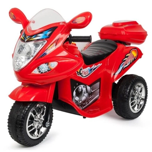 Детски червен електрически мотор с музика и светлина V Sport | PAT28878