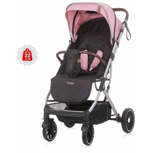 Бебешка лека и маневрена лятна количка Combo Розова вода  - 1