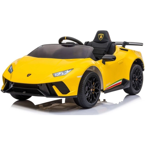 Детска жълта акумулаторна кола Lamborghini Huracan  | PAT28978