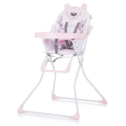Детско удобно и практично столче за хранене Теди Розова вода | PAT29009