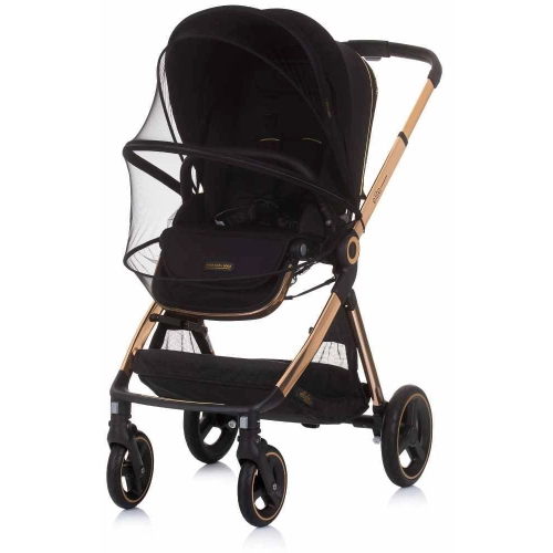 Комбинирана бебешка количка с 5-точкови колани Елит Абанос | PAT29017