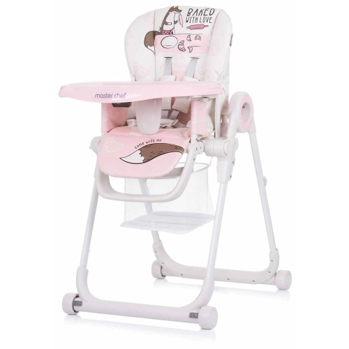 Детски функционален стол за хранене Master Chef Розова вода  - 1