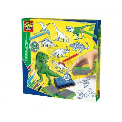 Детски комплект печати динозаври Ses 