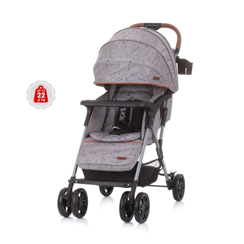 Бебешка стилна и удобна лятна количка Ейприл Графит  | PAT29072