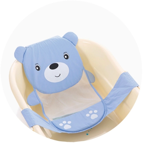 Синя комфортна мрежа за бебешка вана Теди  - 2