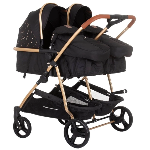 Бебешка стилна количка за близнаци Дуо Смарт Абанос | PAT29121
