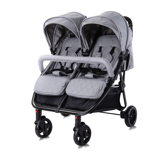 Детска количка за близнаци Duo+Чанта Cool Grey | PAT29135