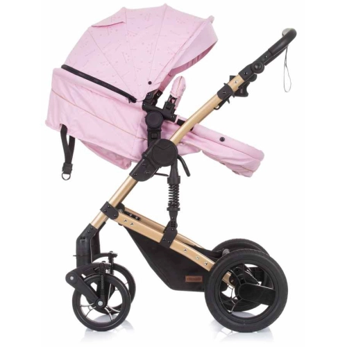 Бебешка комфортна комбинирана количка Камеа Розова вода  - 3